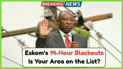 Eskom Confirms 14-Hour Power Outages This Week – Full List of Areas Affected Across South Africa